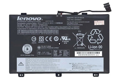 00HW001 SB10F46438 Lenovo ThinkPad S3 Yoga 14 ThinkPad S5 Laptop battery - eBuyKenya