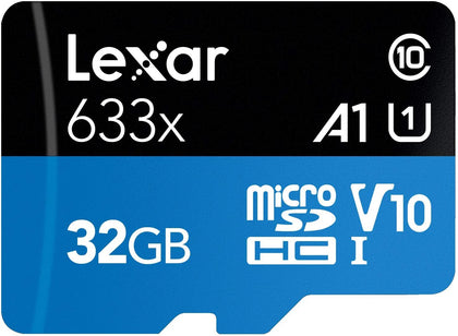 Lexar 32GB High-Performance 633x UHS-I microSDXC Memory Card with SD Adapter - eBuyKenya