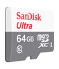 SanDisk MicroSD CLASS 10 100MBPS  Ultra 64GB Memory Card without Adapter