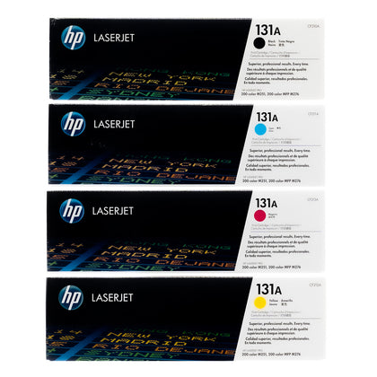 HP 131A (CF210A/211A/212A/213A) Toner Cartridge Black, Cyan, Magenta & Yellow - Full Set ( 4PC ) - eBuyKenya