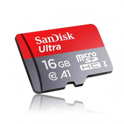 Sandisk 16GB Class 10 Ultra MicroSD UHS-A1 Card Without Adapter (SDSQUAR-016G-GO61A)