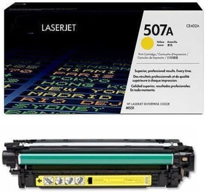 HP Original Cartridge 507A Toner Cartridge Yellow ( CE402A )