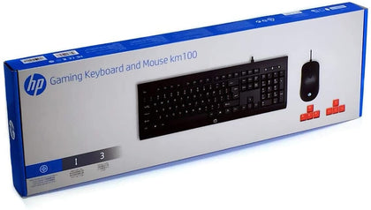 HP USB Gaming Keyboard And Mouse KM100 Black -1QW64AA - eBuyKenya