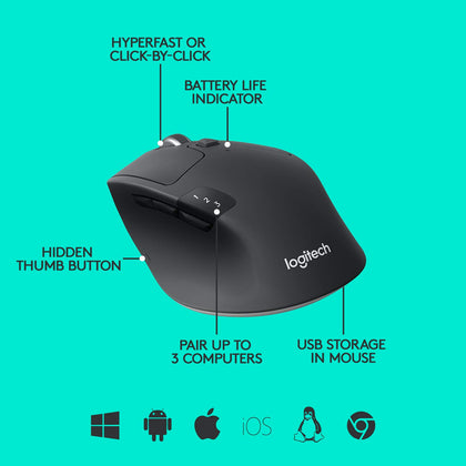 Logitech M720 Triathlon Wireless Mouse - eBuyKenya