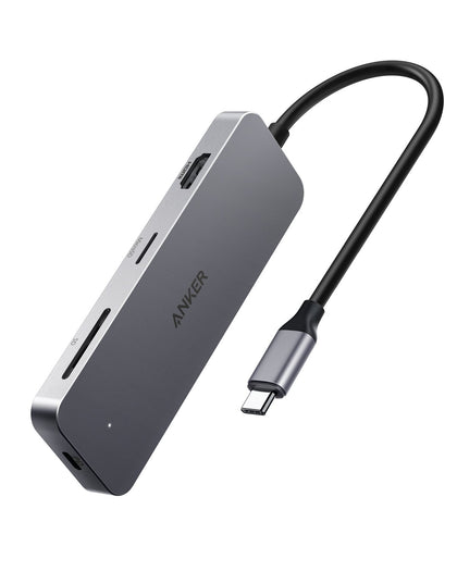 Anker Premium 7-in-1 USB-C Hub - Gray 60W Power Charger - eBuyKenya