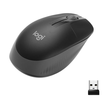 Logitech Wireless Mouse Full Size M190 - Charcoal