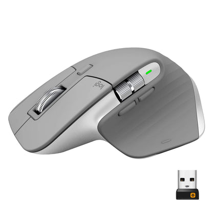 Logitech MX Master 3 Advanced Wireless Bluetooth Mouse - Space Gray