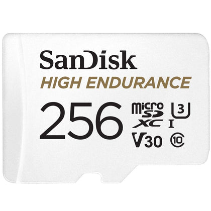 SanDisk MicroSD CLASS 10 100MBPS 256GB High Endurance Card with Adapter
