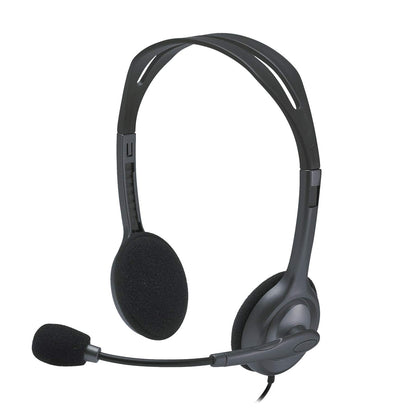 Logitech Stereo Headset H111 - Black (3.5 MM JACK)