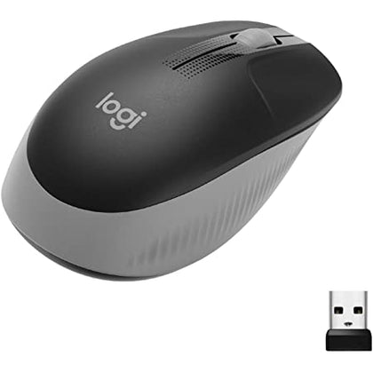 Logitech Wireless Mouse Full Size M190 - Mid Grey