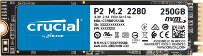 Crucial P2 3D NAND NVMe™ PCIe® M.2 2280 SSD - 250GB - eBuyKenya
