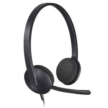 Logitech H340 Wired USB Business On-Ear Stereo Headphones - eBuyKenya
