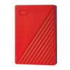 Western Digital  My Passport 4TB Portable External Hard Drive Red