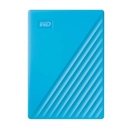 Western Digital  WD My Passport 4TB Portable External Hard Drive - Sky Blue