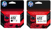 HP Ink Cartridges 652 Black (F6V24AE) Color (F6V25AE) - eBuyKenya