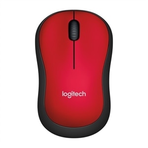 Logitech Wireless Mouse M185 - Red