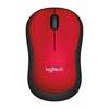 Logitech Wireless Mouse M185 - Red