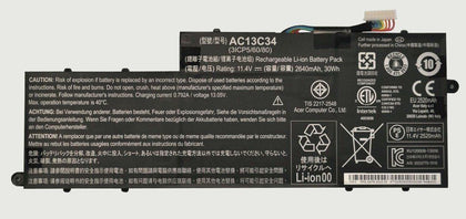 AC13C34 Acer Aaspire V5-122 P-0467, Aspire E3-112M-C6F1 Laptop Battery - eBuyKenya