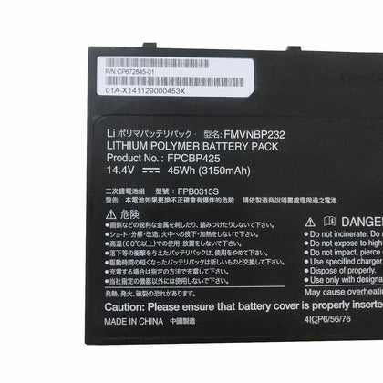Fujitsu FMVNBP232 FPCBP425 Lifebook U745 T935 T904U Laptop Battery - eBuyKenya