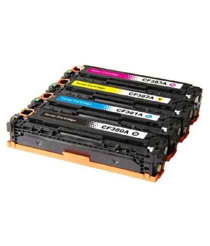 Generic Laser Toner Cartridge 312A (CF 380A/381A/382A/383A) 4Pc Set (M/B/Y/C) - eBuyKenya