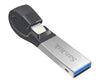 128GB SanDisk iXpand Flash Drive for iPhone and iPad (Black and Silver) - eBuyKenya