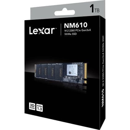 Lexar NM610 1TB M.2 2280 PCIe Gen 3x4 NVMe Solid-State Drive - eBuyKenya