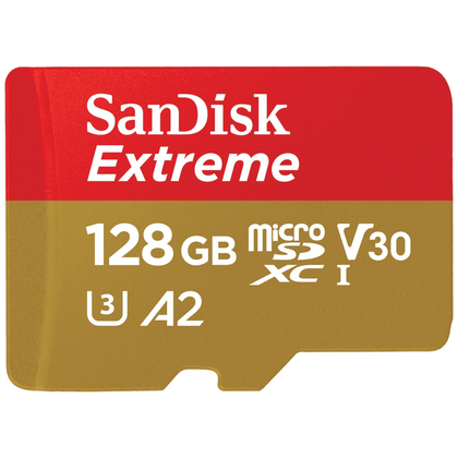 SanDisk Extreme 128 GB microSDXC Memory Card