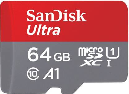 SanDisk MicroSD CLASS 10 120MBPS 64GB without Adapter