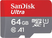 SanDisk MicroSD CLASS 10 100MBPS Ultra 64GB Memory Card with Adapter